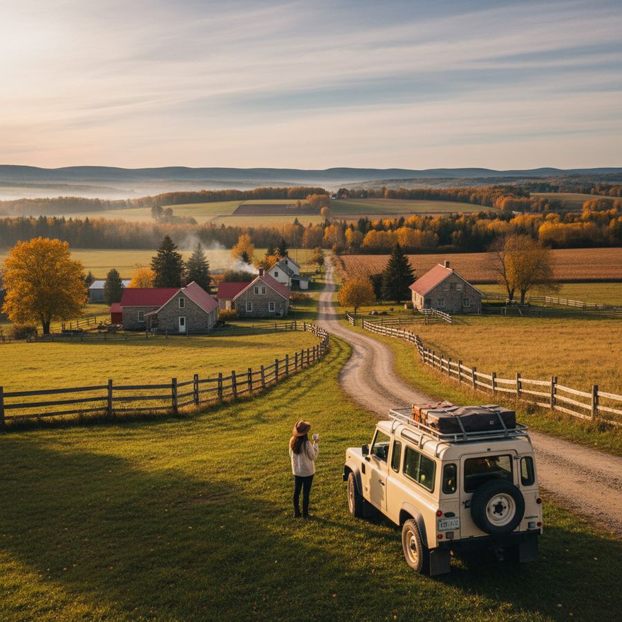 Moving boxes stacked in the living room of a bright, older house with large windows
